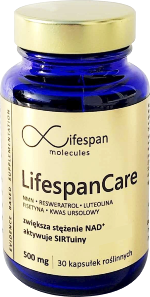 LIFESPAN CARE <br> aktywator komórkowych białek przeciwstarzeniowych, senolityk, neuroprotektor